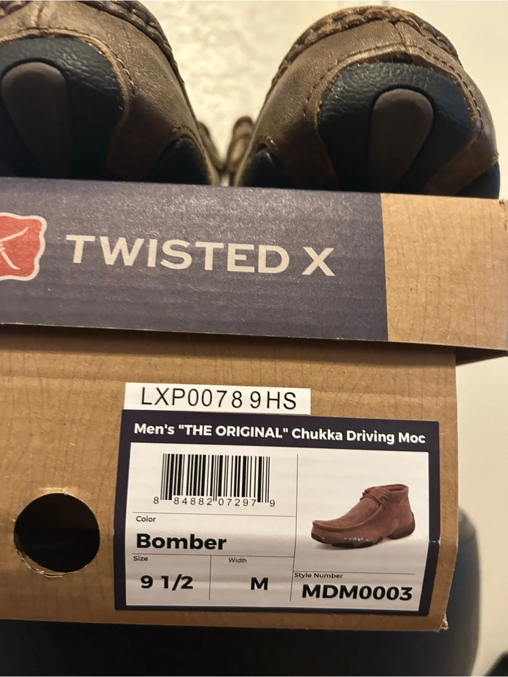 Twisted X Men’s Brown Casual Driving Moc Shoes